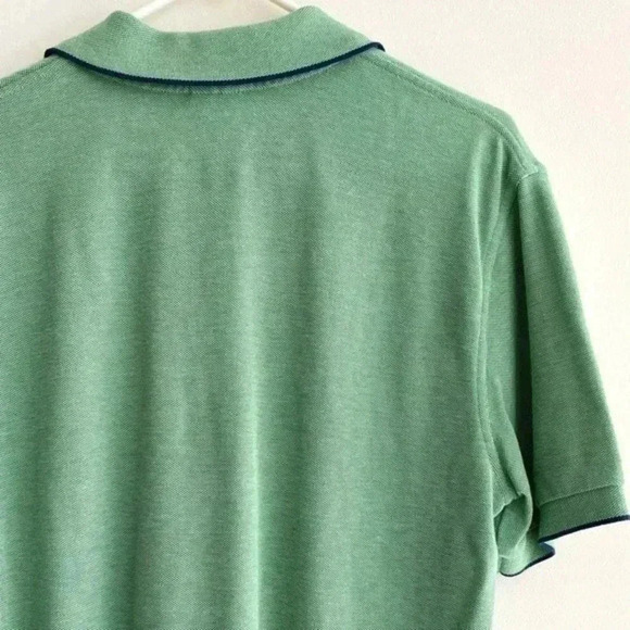 Brooks Brothers 346 Solid Piquè Green Slim Fit Polo, Size Large - Picture 13 of 15